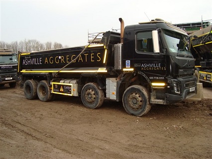 Liebherr Wheeled Loading Shovels, Excavator and Volvo 8x4 Tippers