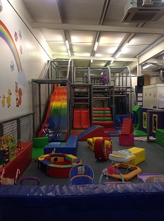 Contents of a soft play and party center