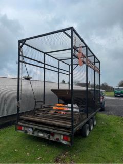 Two Converted Flat Bed Trailers